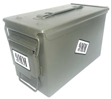 Load image into Gallery viewer, 12- Pack Magnetic Ammo Can Labels
No more guessing what’s inside your ammo cans. These magnetic labels stick to any metal can and make switching calibers fast and clean. Reusable, bold, and easy to read—grab, go, and stay organized.

